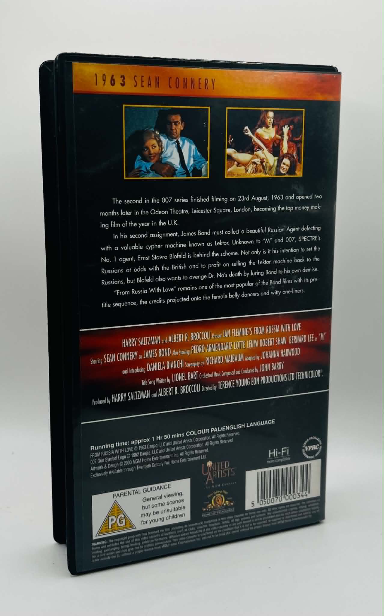 007: From Russia With Love (PG) (NEW SEALED)