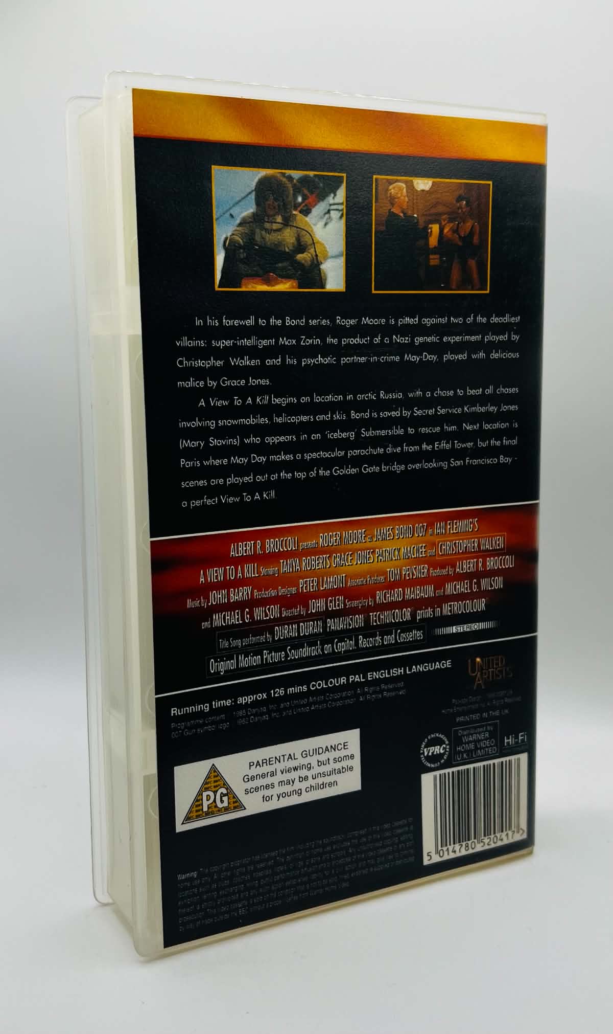007: A View To A Kill (1996 Release) (PG) (NEW SEALED)