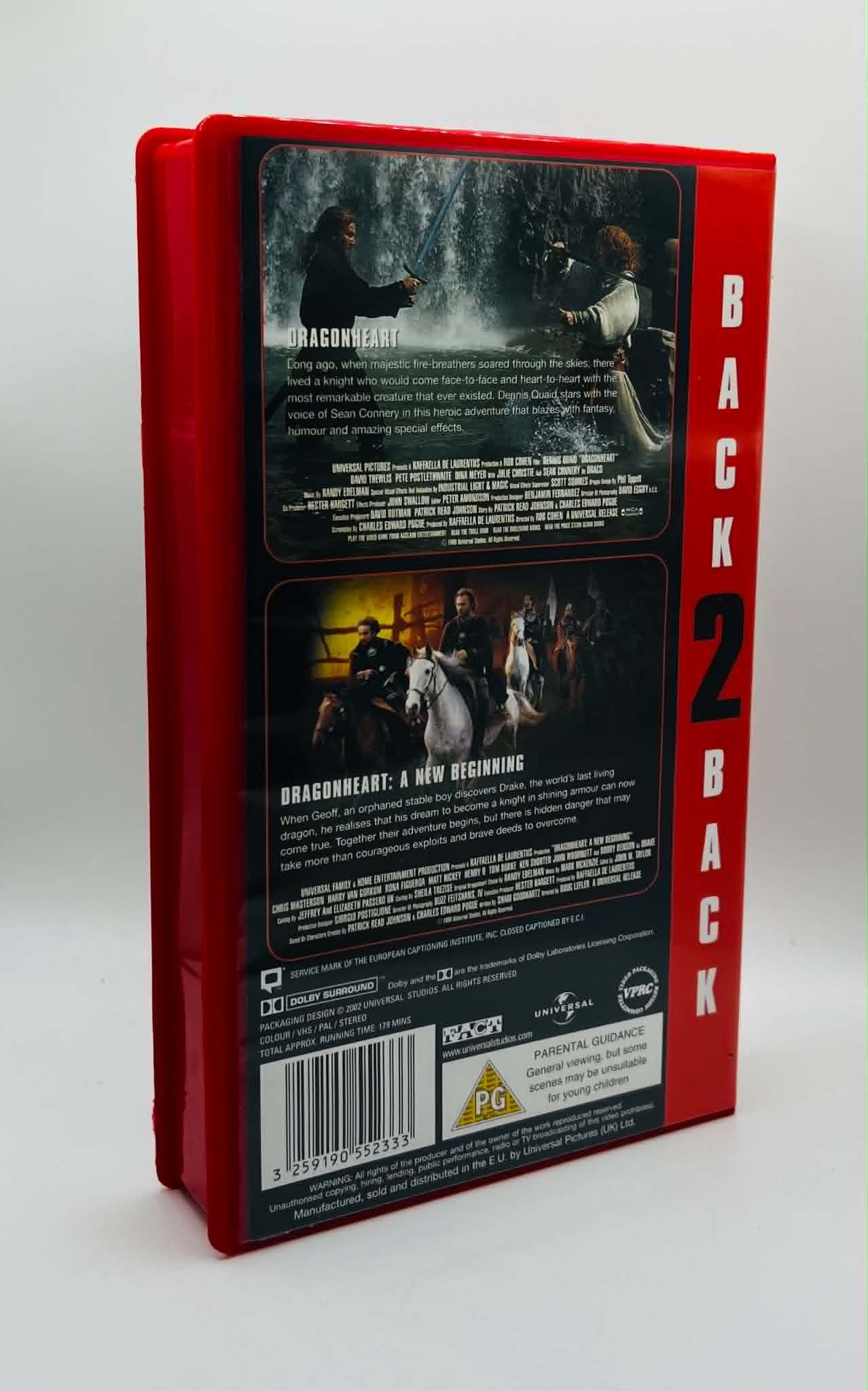 Dragonheart 1 + 2 (PG) (NEW SEALED)