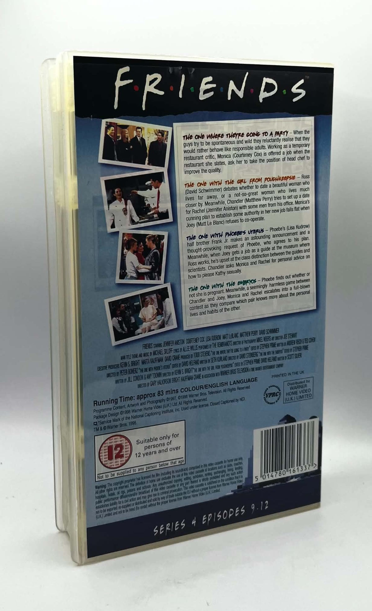 Friends Series 4 Episodes 9-12 (12) (NEW SEALED)