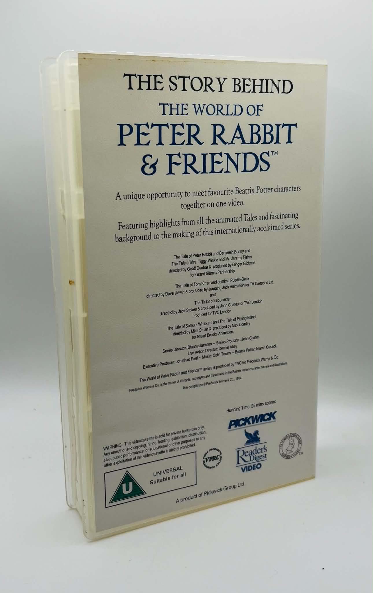 The Story Behind The World Of Peter Rabbit & Friends (U) (NEW SEALED)