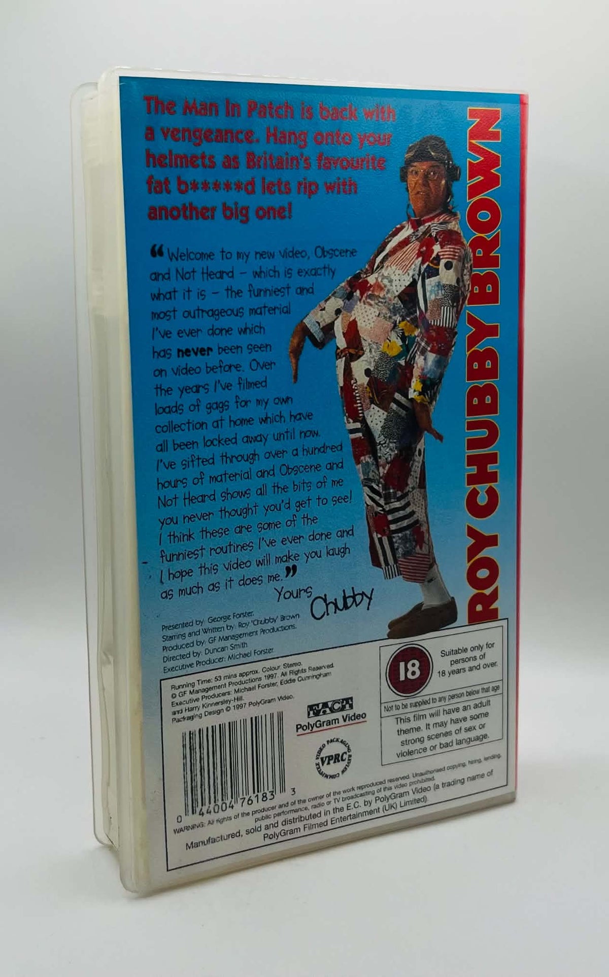 Roy Chubby Brown (Obscene And Not Heard) (18) (NEW SEALED)