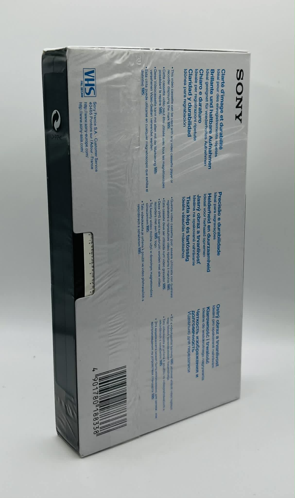 Sony E-180CDG Blank Video Cassette (NEW SEALED)