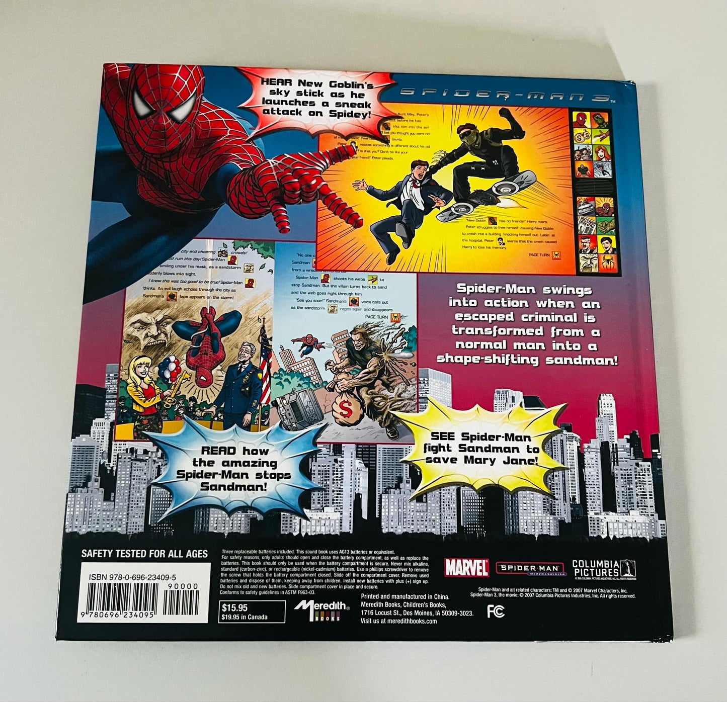 Spiderman 3 Interactive Book