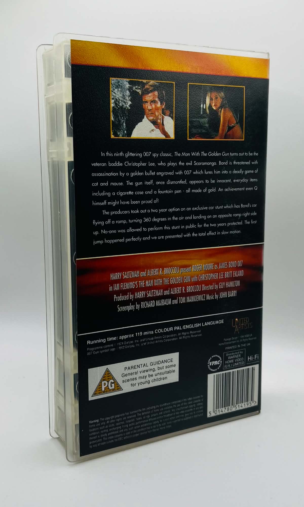 007: The Man With The Golden Gun (1996 Release) (PG) (NEW SEALED)