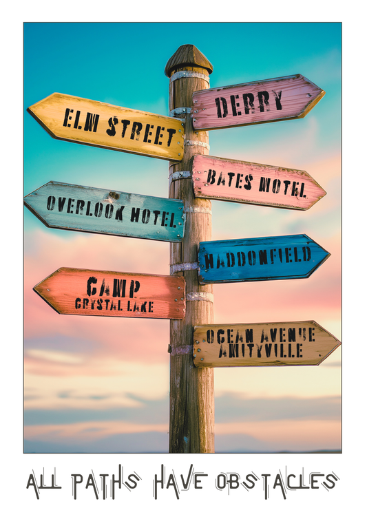 Obstacles Framed Poster (A4)