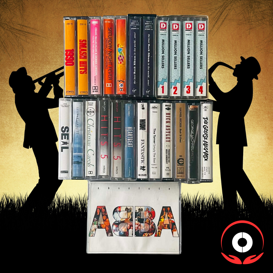 Retro Music Audio Cassette Bundle (AB102)