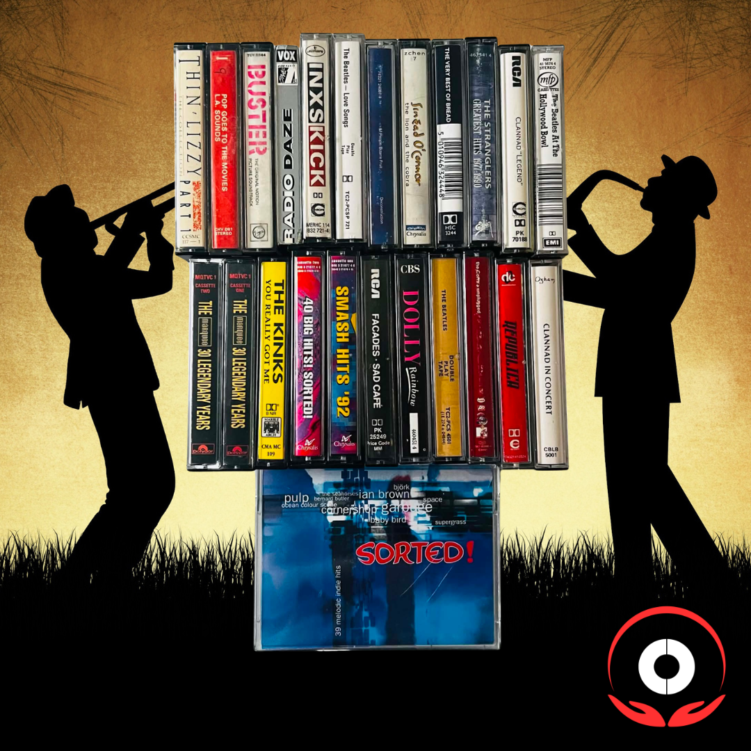 Retro Music Audio Cassette Bundle (AB105)