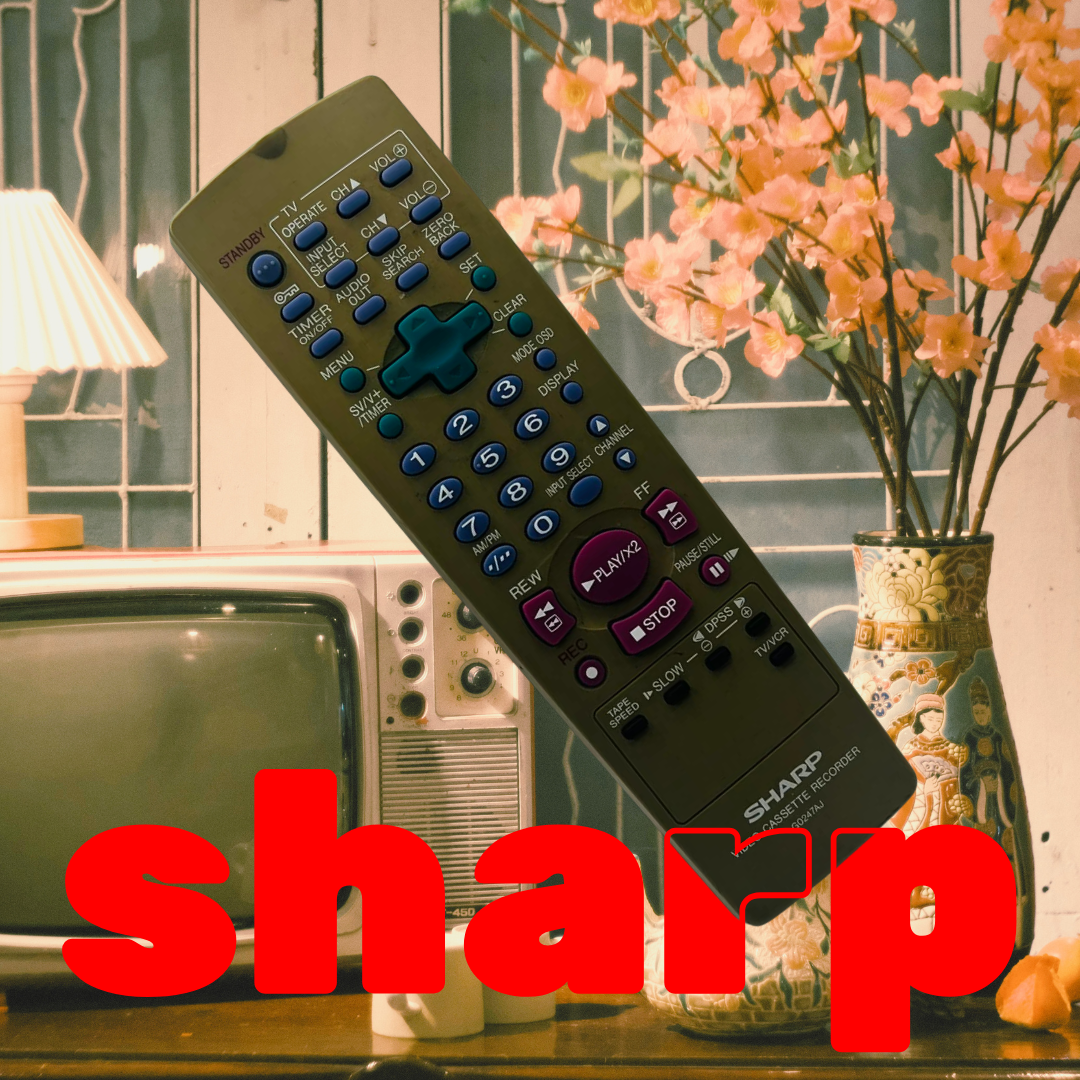 Original Sharp G0247AJ VCR/TV Remote Control