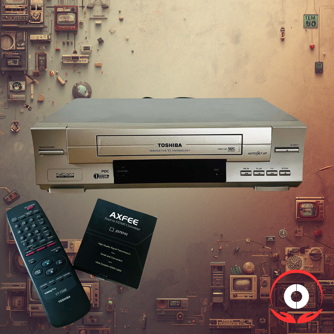 Toshiba V-631UK VCR | Fully Working | Remote + Extras