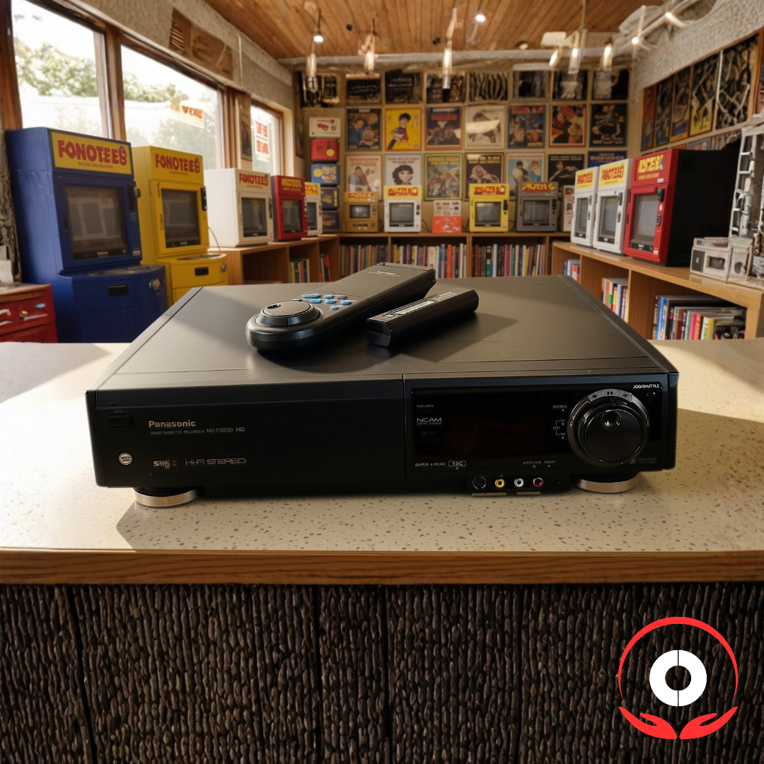 Panasonic NV-FS200B VCR | Fully Working | Remote, Scanner + Extras (Boxed)