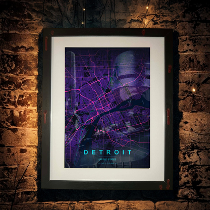 Robocop Inspired Framed Poster (A4)