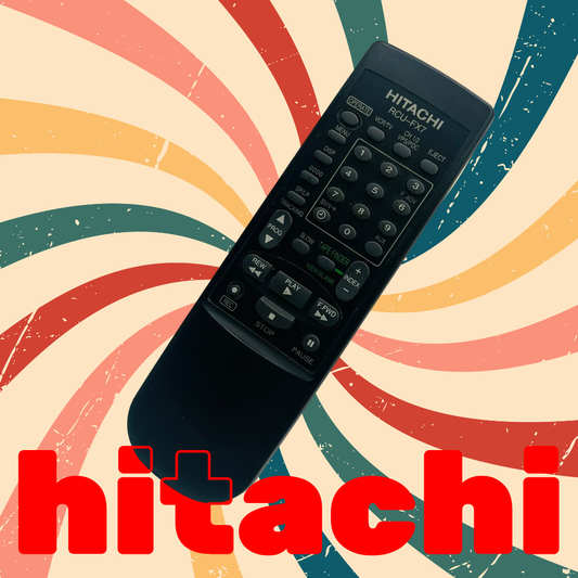 Original Hitachi RCU-FX7 VCR/TV Remote Control
