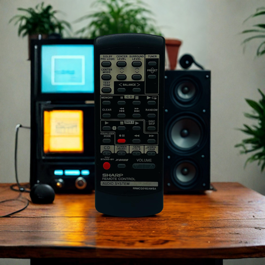 Sharp Audio System Original RRMCG0182AWSA Remote Control