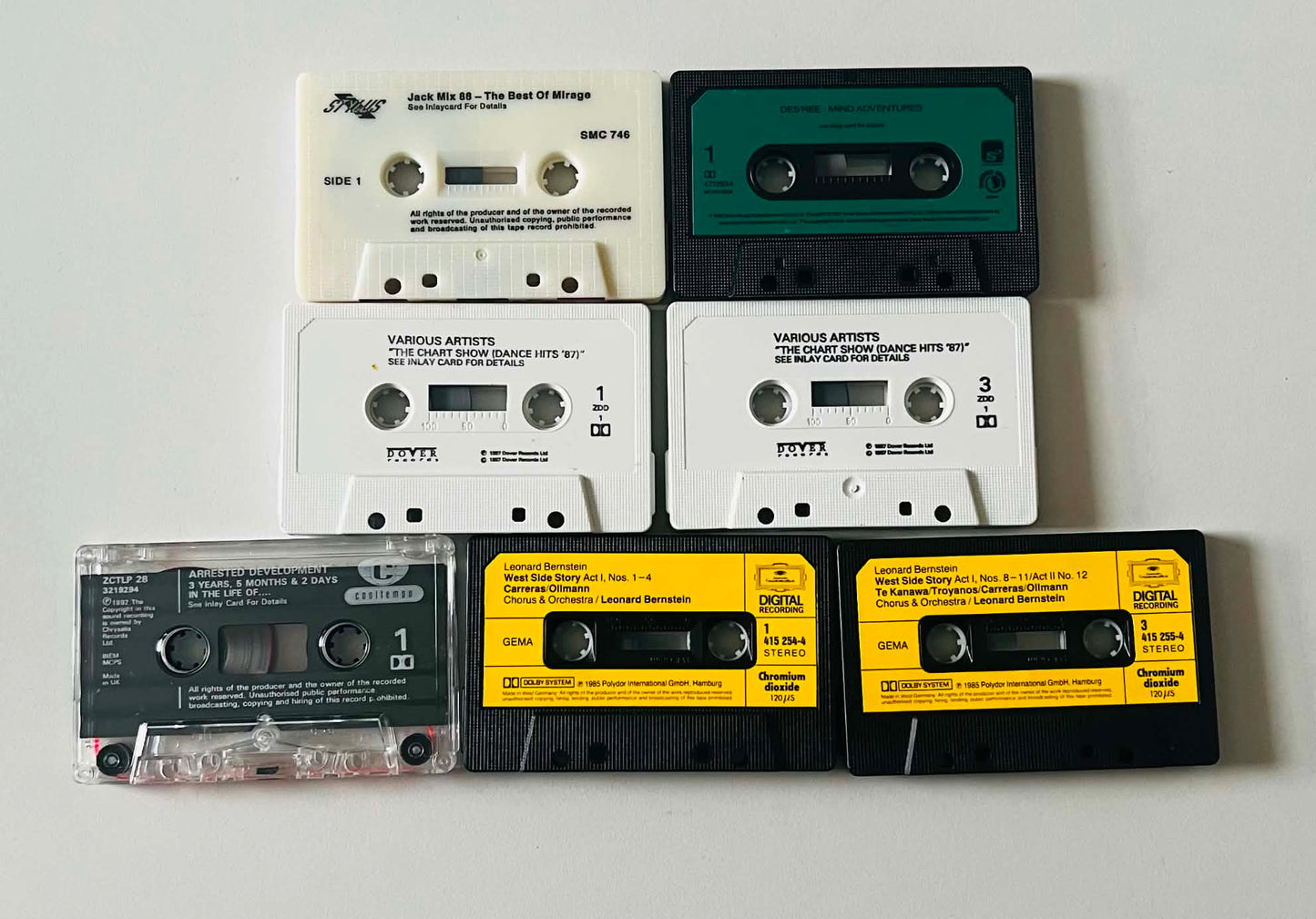 Retro Music Audio Cassette Bundle (AB104)