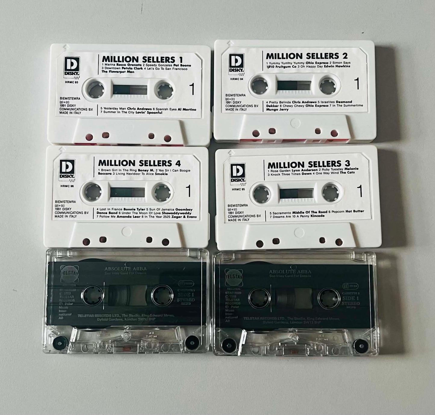 Retro Music Audio Cassette Bundle (AB102)