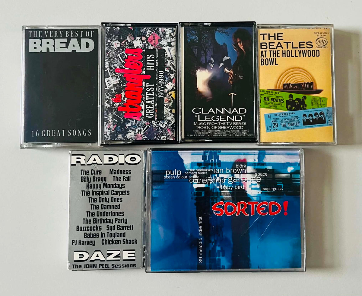 Retro Music Audio Cassette Bundle (AB105)
