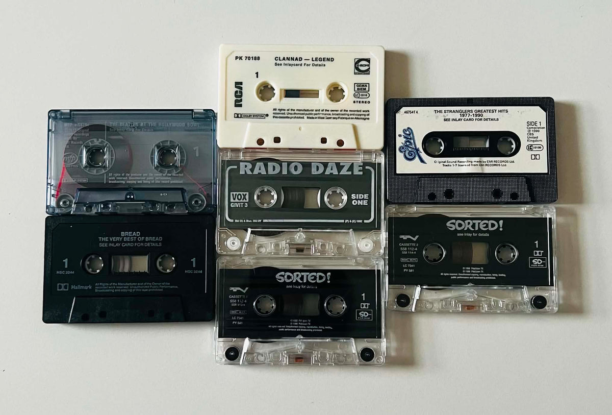 Retro Music Audio Cassette Bundle (AB105)