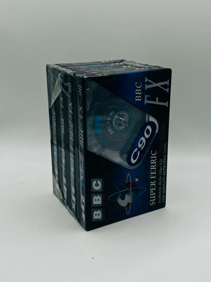 4 x BBC Super Ferric C90 Blank Tapes (NEW SEALED)