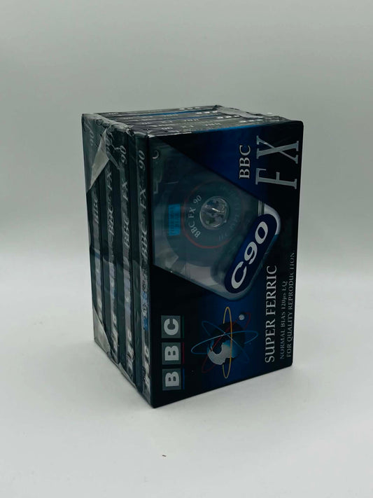 4 x BBC Super Ferric C90 Blank Tapes (NEW SEALED)