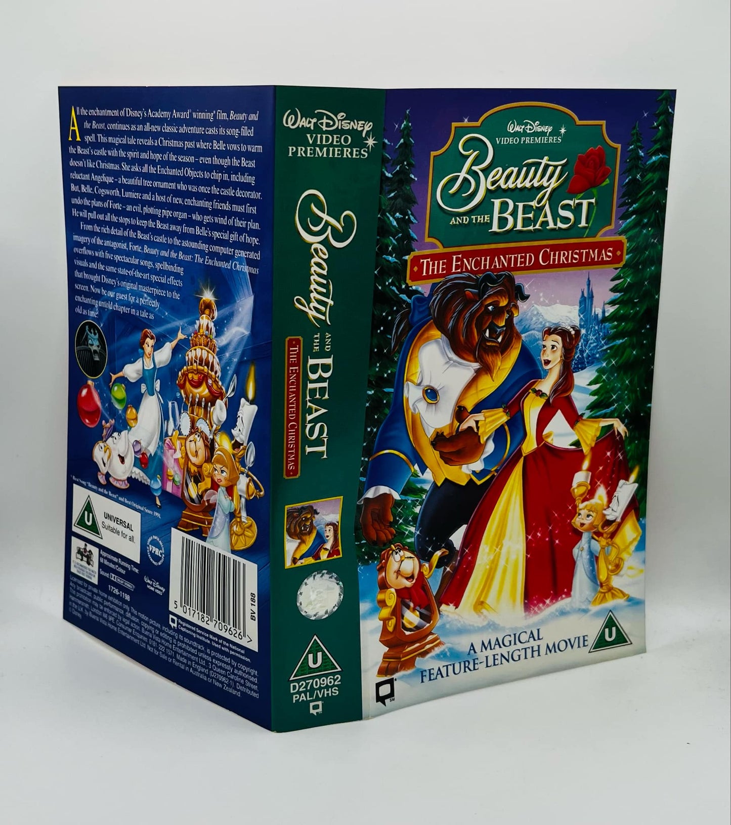Beauty And The Beast (The Enchanted Christmas) Sleeve