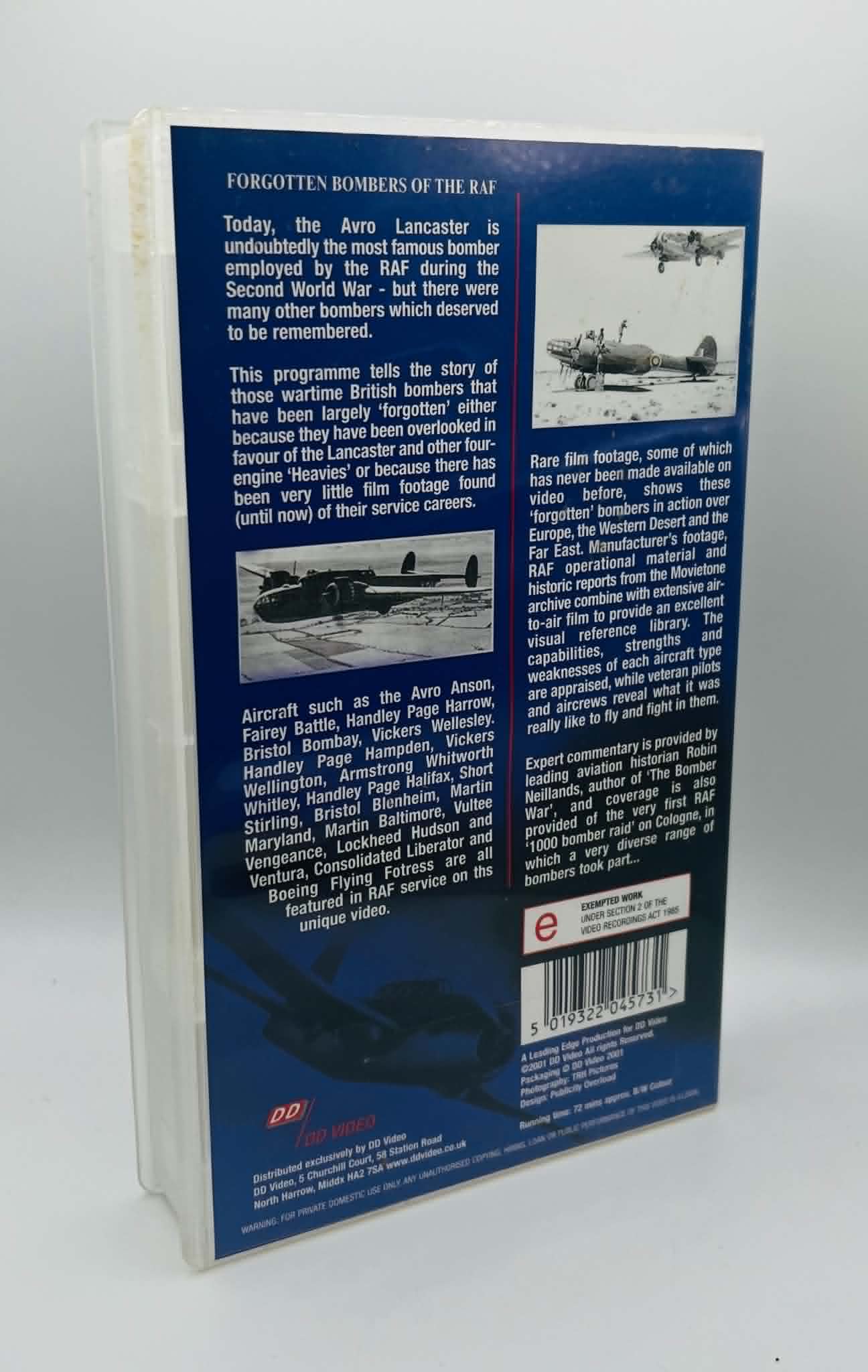 'Forgotten Bombers' Of The Royal Air Force (U) (NEW SEALED)