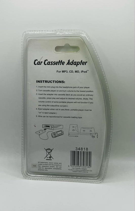 Car Cassette Adapter (NEW SEALED)