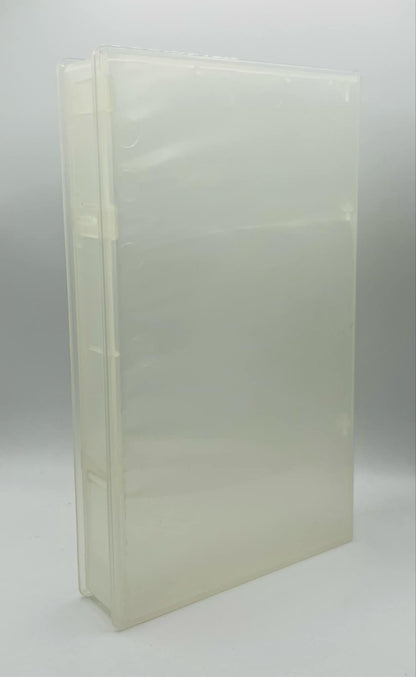 12 x Empty Clear VHS Video Tape Cases