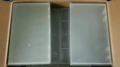 12 x Empty Clear VHS Video Tape Cases