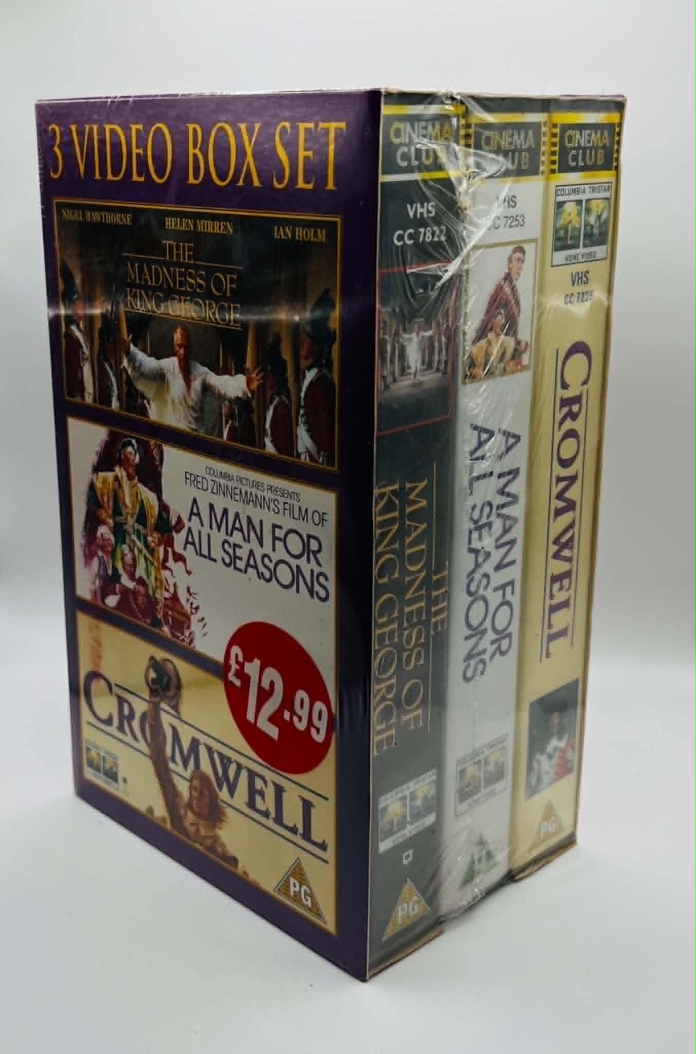 Cromwell / A Man For All Seasons / The Madness Of King George Triple Pack (PG) (NEW SEALED)