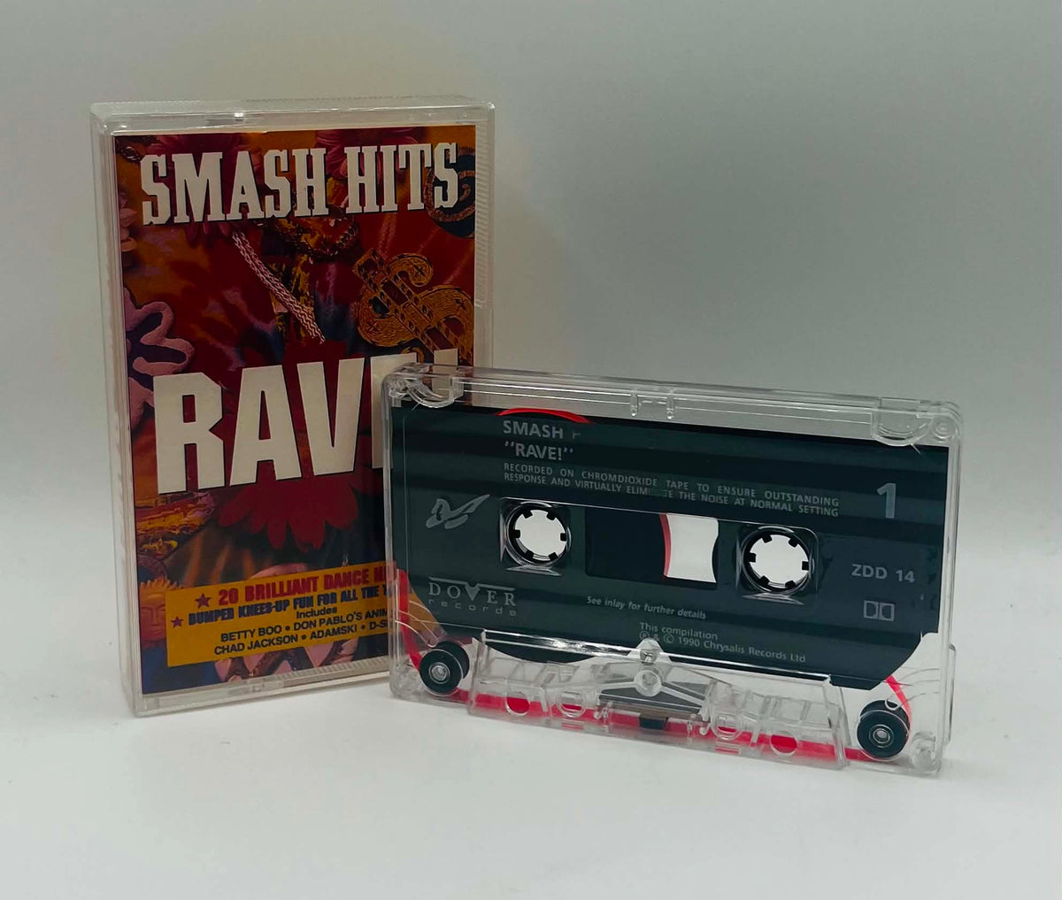 Dance + Rave Audio Cassette Tape Bundle