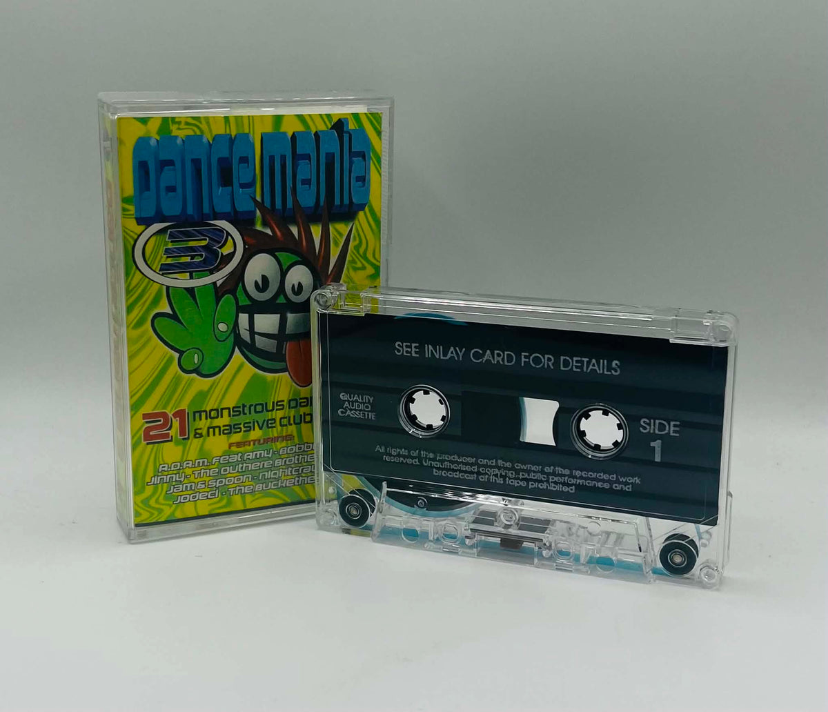 Dance + Rave Audio Cassette Tape Bundle