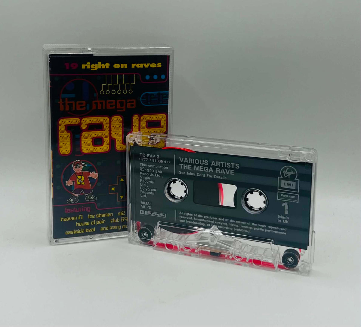 Dance + Rave Audio Cassette Tape Bundle