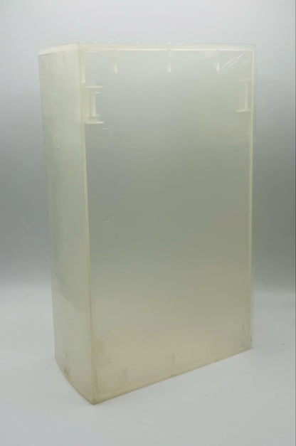 5 x Empty Clear Double VHS Video Tape Cases