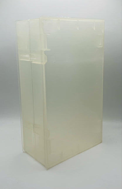 5 x Empty Clear Double VHS Video Tape Cases