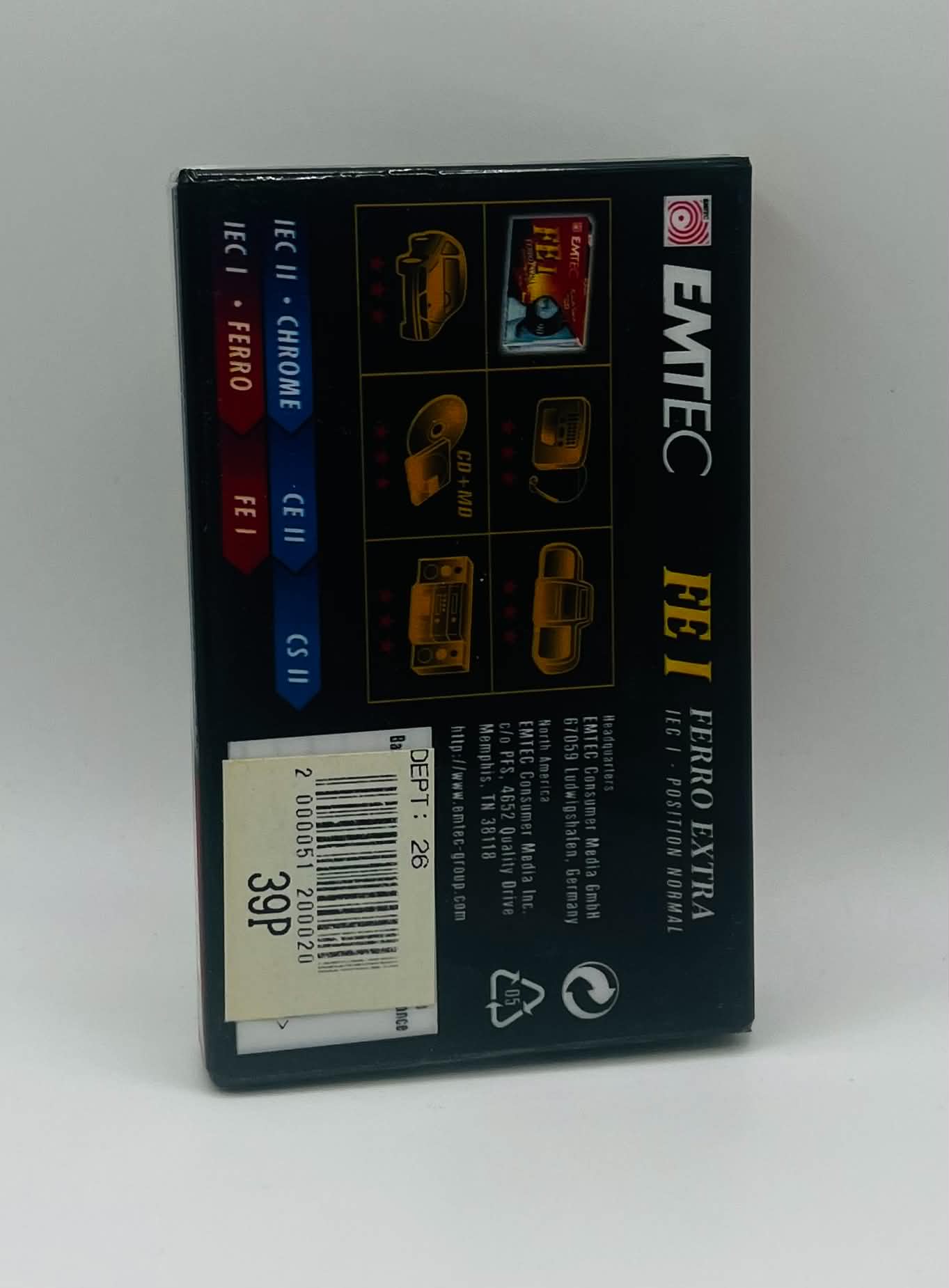 EMTEC FEi 90 Blank Tape (NEW SEALED)