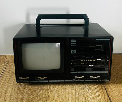 Goodmans Quadro 900 5" Mono TV with AM/FM Radio + Cassette Player
