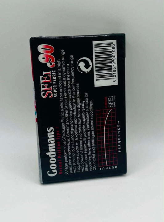 Goodmans SFEi Super Ferric C90 Blank Tape (NEW SEALED)