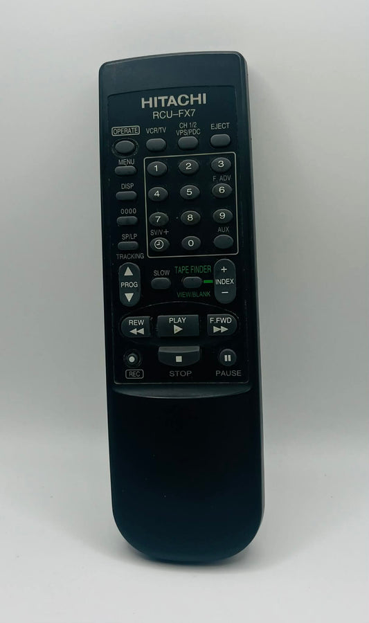Original Hitachi RCU-FX7 VCR/TV Remote Control