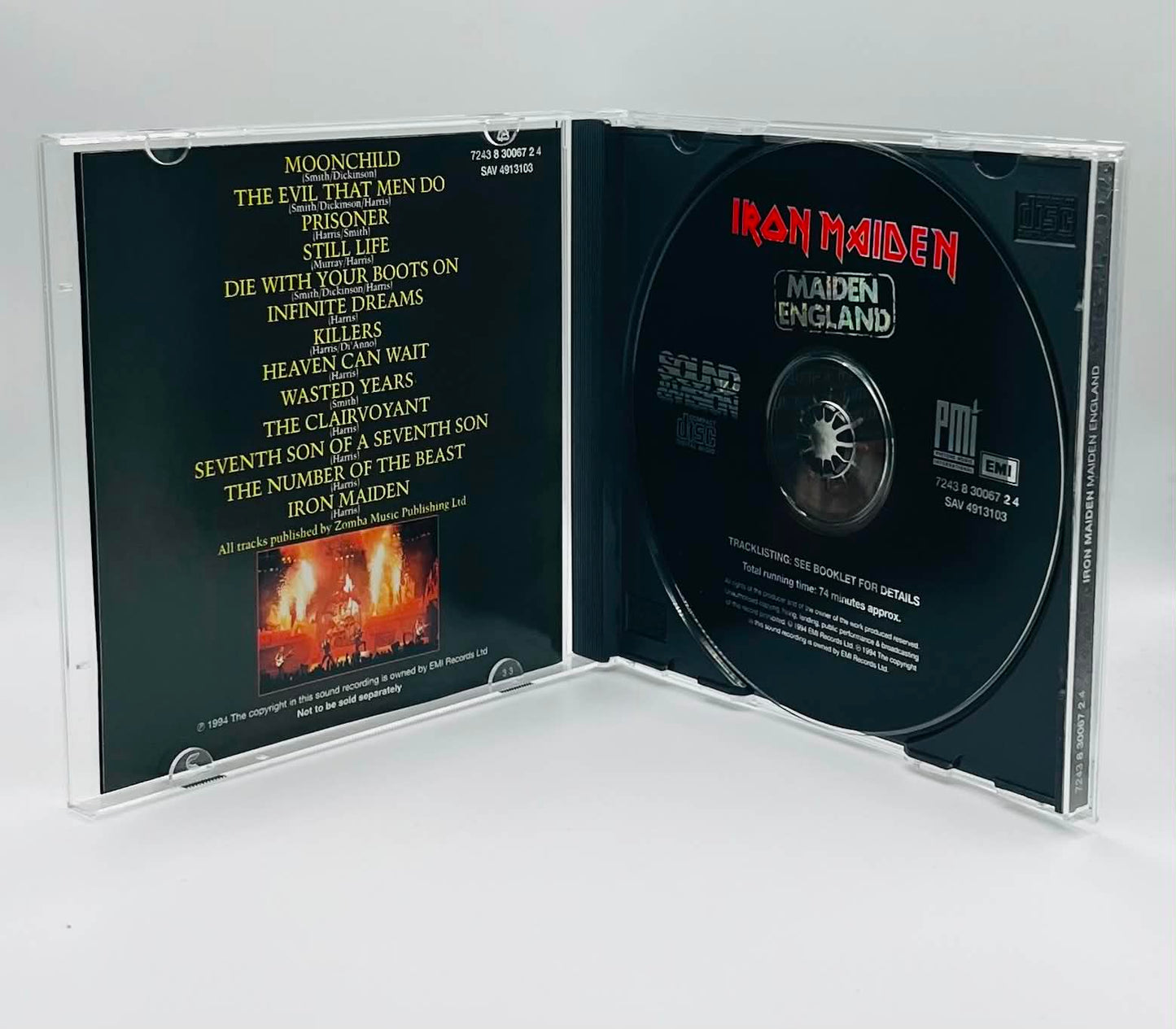 Iron Maiden (Maiden England) CD+Video Double Pack (U)