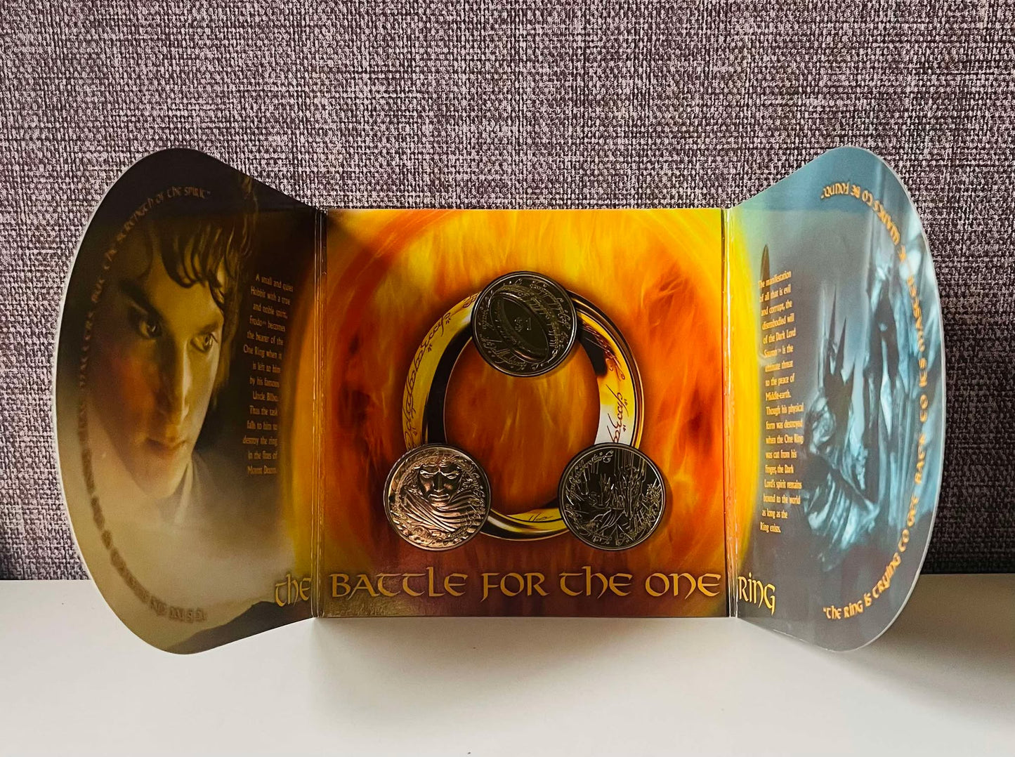 New Zealand 2003 3x $1 Dollar Coin Set Lord Of The Rings Royal Mint Pack