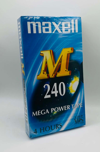 Maxell M240 Blank Video Cassette (NEW SEALED)