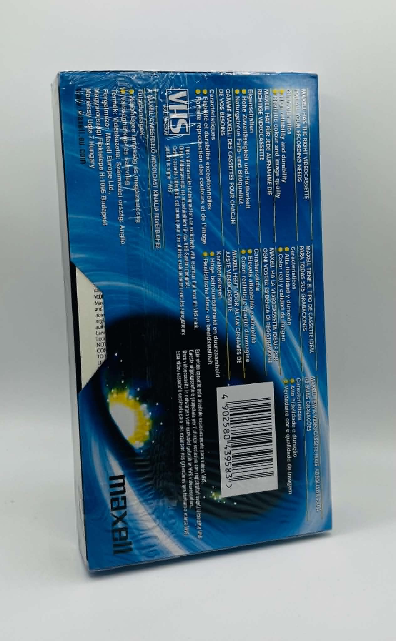 Maxell M240 Blank Video Cassette (NEW SEALED)