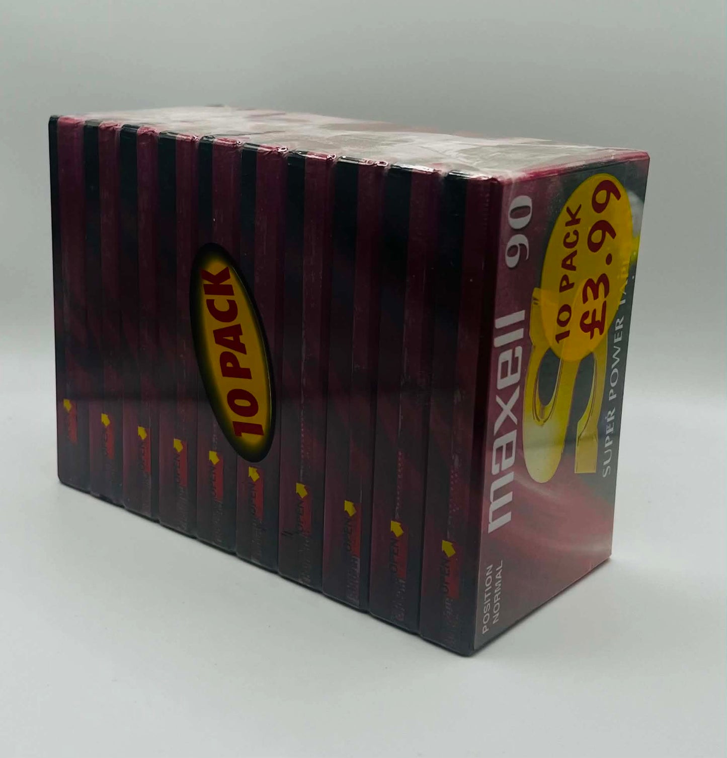 Maxell S 90 Blank Tapes 10 Pack (NEW SEALED)