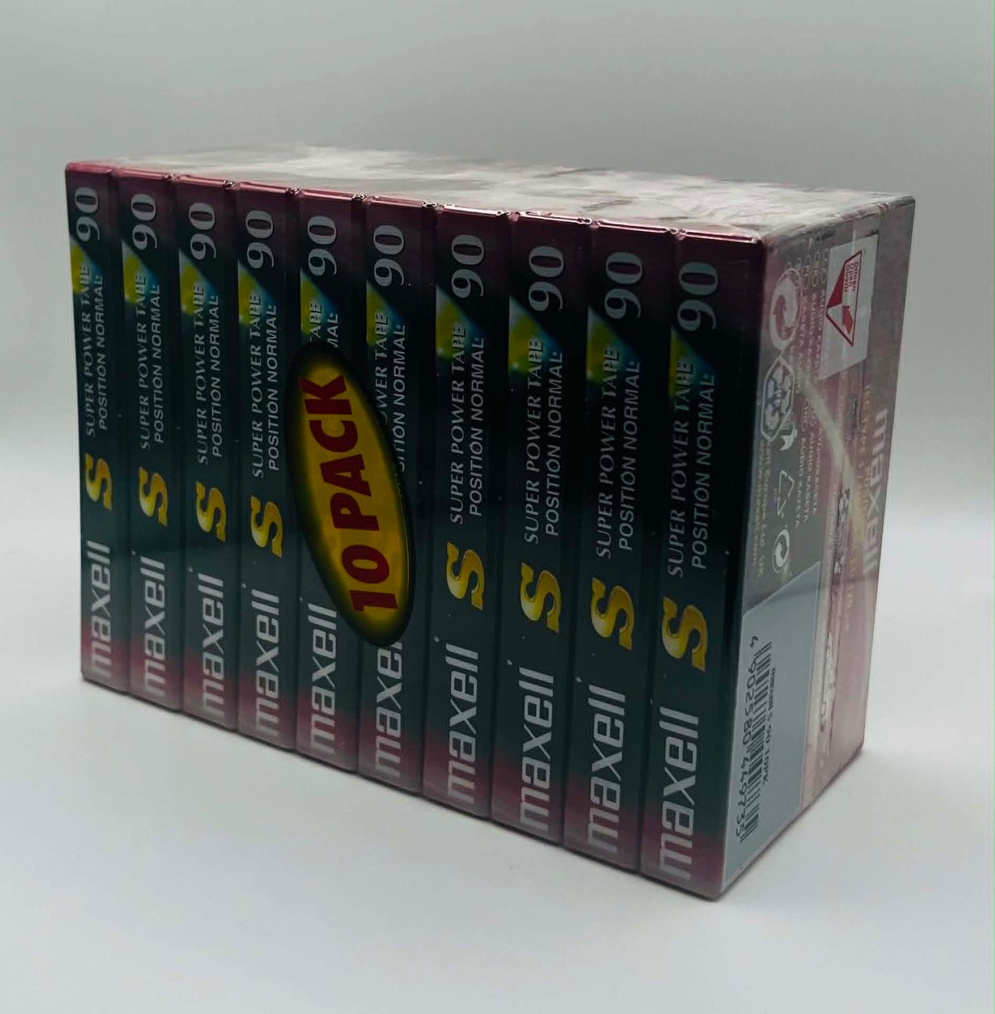 Maxell S 90 Blank Tapes 10 Pack (NEW SEALED)