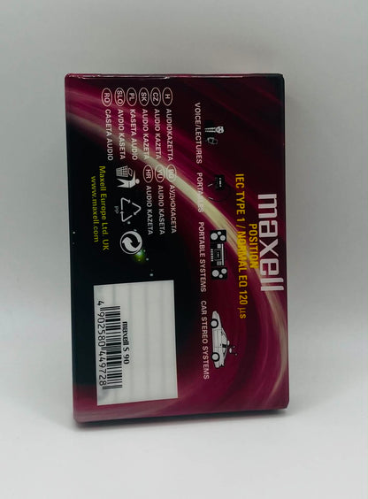 Maxell S 90 Blank Tape (NEW SEALED)