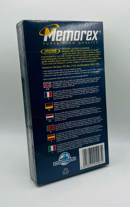 Memorex E180 Blank Video Cassette (NEW SEALED)