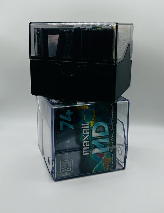 Collection of Mini Discs and Cases