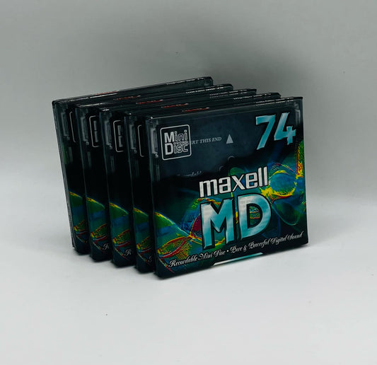 Collection of Mini Discs and Cases