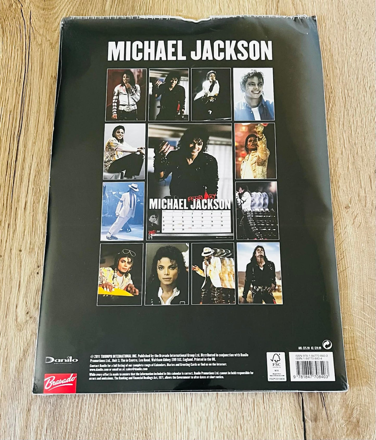 Michael Jackson (Bad 2012) Calendar (NEW SEALED)